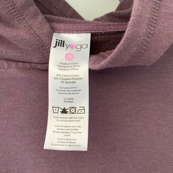 Jill Yoga Hooded with a front Knot Sweatshirt - Picture 5 of 7